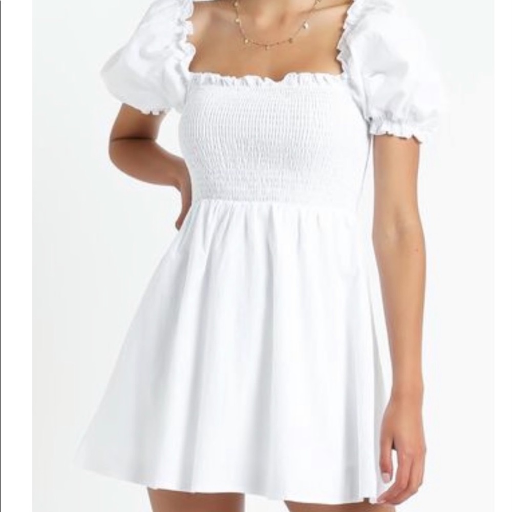 Showpo Mulberry Dress in White NWT